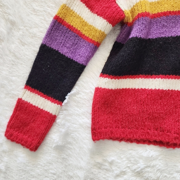 Revolve × Sanctuary NWT Party Stripe‎ Wool Blend Knit Sweater - Picture 4 of 8